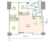 【東京都/港区白金台】朝日白金台マンション 間取り図