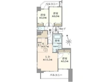 【東京都/足立区中央本町】ライオンズ梅島デュオパレット　B棟 間取り図