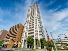 【東京都/港区三田】サンウッド三田パークサイドタワー 外観