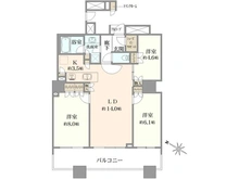 【東京都/江東区有明】ブリリアマーレ有明タワー＆ガーデン 間取り図