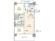 【東京都/港区白金】ローレルアイ白金 間取り図