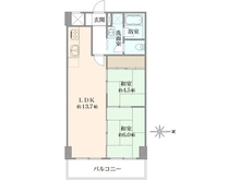 【東京都/港区白金】白金グランドハイツ 間取り図