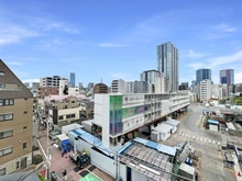 【東京都/港区白金】コスモ白金シティフォルム 眺望：東側のバルコニーから