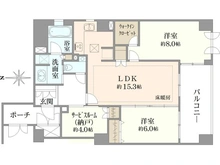 【東京都/港区白金】エルラフィナ白金 間取り図
