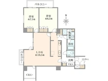 【東京都/港区白金】レジオン白金クロス 間取り図