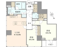 【東京都/港区六本木】ザ・レジデンス六本木 間取り図