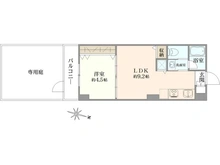 【東京都/港区三田】セントラル三田 間取り図