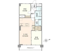 【東京都/港区三田】アイビハイツ三田 間取り図