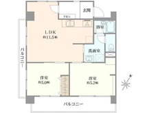 【東京都/世田谷区野沢】ローヤルハイツのざわ 間取り図