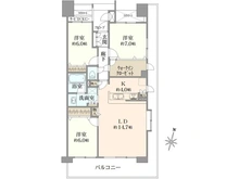 【千葉県/市川市島尻】クレストフォルム浦安グランステージ 間取り図
