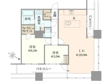 【東京都/千代田区飯田橋】東京レジデンス 間取り図