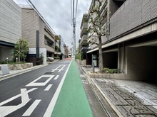 【東京都/港区元麻布】パークナード元麻布 前面道路