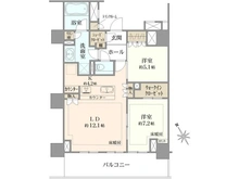 【東京都/港区白金台】ブランズ白金台五丁目 間取り図