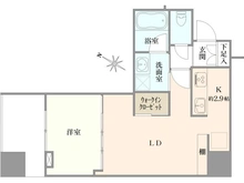 【東京都/港区高輪】プレミストタワー白金高輪 間取り図