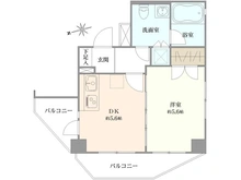【東京都/世田谷区玉川台】エスコートノヴェル用賀 間取り図