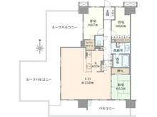 【東京都/足立区新田】レーベンスクエアリハート東京 間取り図
