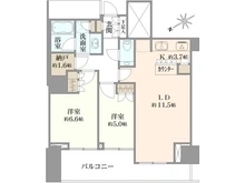 【東京都/港区麻布狸穴町】ブランズ麻布狸穴町 間取り図