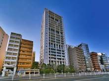 【東京都/港区麻布十番】アクシア麻布 外観：写真中央