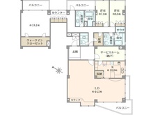 【東京都/港区白金】白金ハウス 間取り図