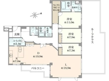 【東京都/港区南麻布】有栖川ホームズ 間取り図