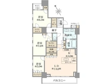 【東京都/港区白金台】ブランズ白金台五丁目 間取り図