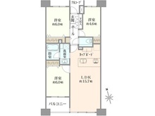 【東京都/港区南麻布】イトーピア麻布 間取り図