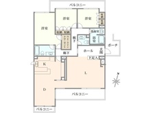 【東京都/港区南麻布】Nハウス 間取り図
