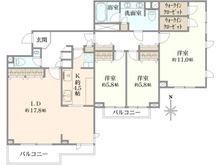 【東京都/品川区東五反田】テラス池田山 間取り図