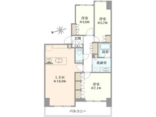 【東京都/港区麻布狸穴町】ブランズ麻布狸穴町 間取り図