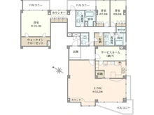 【東京都/港区白金】白金ハウス 間取り図