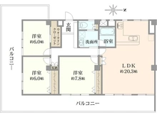 【東京都/杉並区方南】日商岩井方南町マンション 間取り図