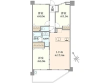 【東京都/府中市小柳町】府中武蔵野台ダイヤモンドマンション 間取り図