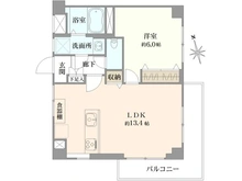 【東京都/杉並区上高井戸】レック八幡山マンション 間取り図