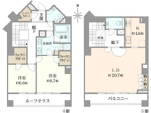 【東京都/世田谷区南烏山】グローリオ蘆花公園 ヴィラC棟 間取り図
