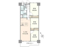 【東京都/調布市染地】ライオンズマンション調布 D棟 間取り図