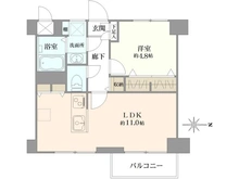 【東京都/杉並区上高井戸】レック八幡山マンション 間取り図