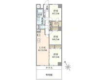 【東京都/調布市国領町】マンション国領 間取り図