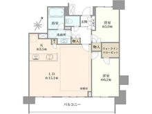 【東京都/世田谷区上祖師谷】パークホームズ千歳烏山ガーデンズコートEAST棟 間取り図