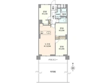 【東京都/狛江市西野川】京王柴崎コーポラス 間取り図