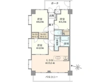 【東京都/世田谷区上北沢】ライオンズガーデン上北沢 間取り図