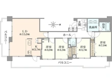 【東京都/世田谷区南烏山】ヴェーゼント芦花公園 間取り図