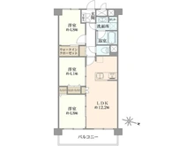 【東京都/世田谷区南烏山】芦花公園マンション 間取り図