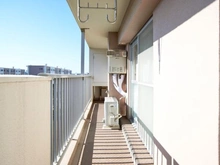 【東京都/調布市染地】多摩川住宅ト‐3号棟 バルコニー