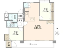 【東京都/調布市染地】多摩川住宅ト‐3号棟 間取り図