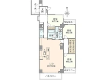 【東京都/世田谷区南烏山】芦花公園プレスティージュ 間取り図