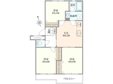 【東京都/世田谷区給田】給田西住宅 間取り図