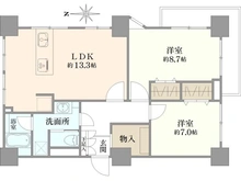 【東京都/葛飾区亀有】ニューハイツ中川 間取り図
