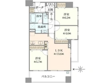【東京都/杉並区上高井戸】サーパス芦花公園 間取り図