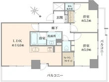 【東京都/世田谷区北烏山】エルザ世田谷 間取り図