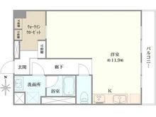 【東京都/杉並区下高井戸】桜上水山森マンション 間取り図